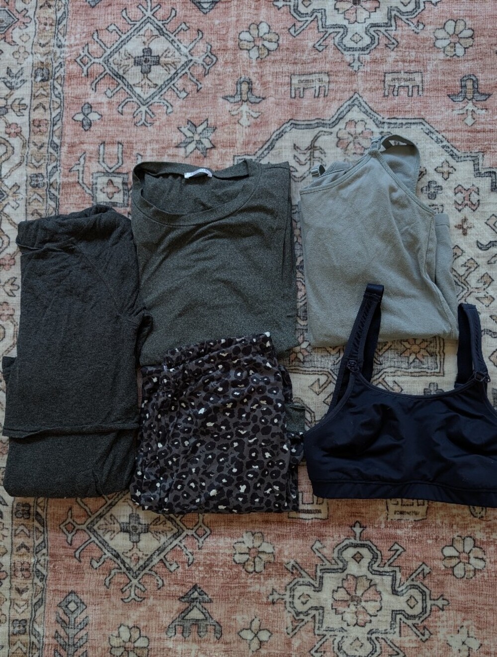 GAP Thyme Maternity Nursing Pumping Friendly Small Neutral Essentials Bundle